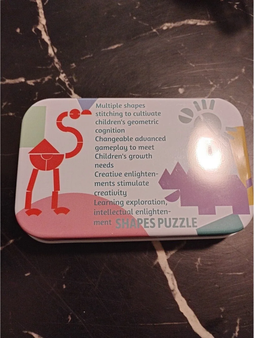 SHAPES PUZZLES Montessori STEM (CARDS ONLY)- NEW SEALED